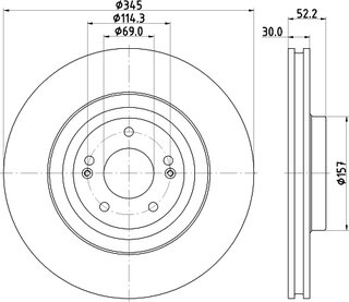 Hella Pagid 8DD 355 132-681