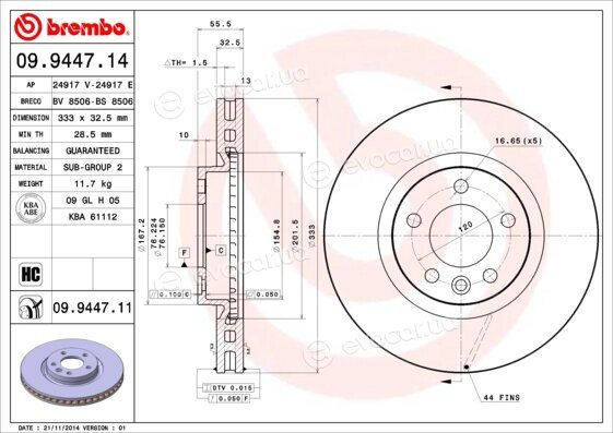 Brembo 09.9447.11