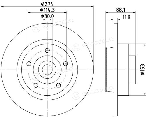 Hella Pagid 8DD 355 117-351