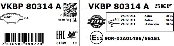 SKF VKBP 80314 A