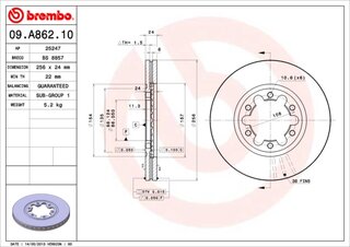 Brembo 09.A862.10