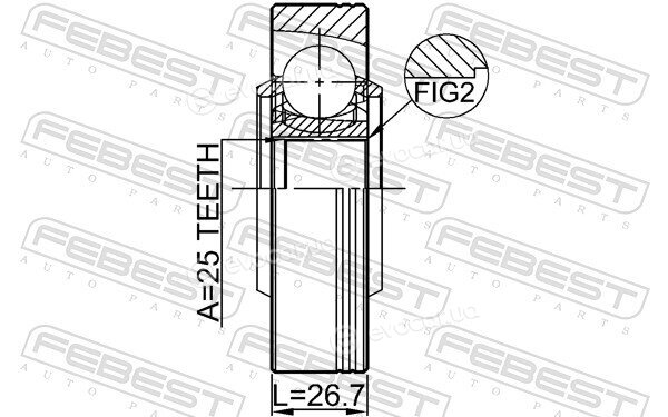 Febest 1911-X1SHAR