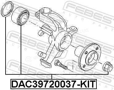 Febest DAC39720037-KIT