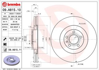 Brembo 09.A815.11