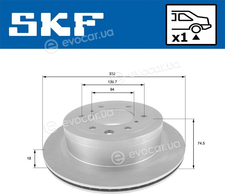 SKF VKBD 90502 V1
