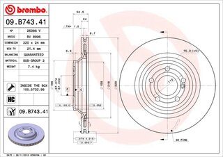 Brembo 09.B743.41