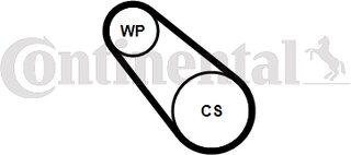 Continental 3PK576 ELAST WP2