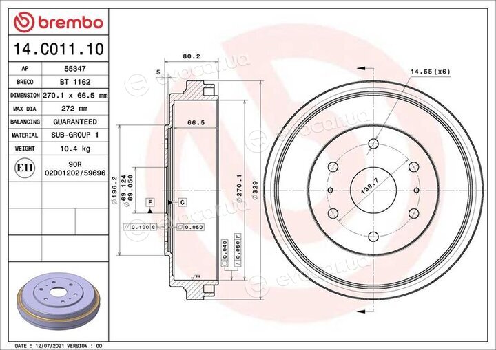 Brembo 14.C011.10