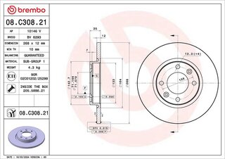 Brembo 08.C308.21