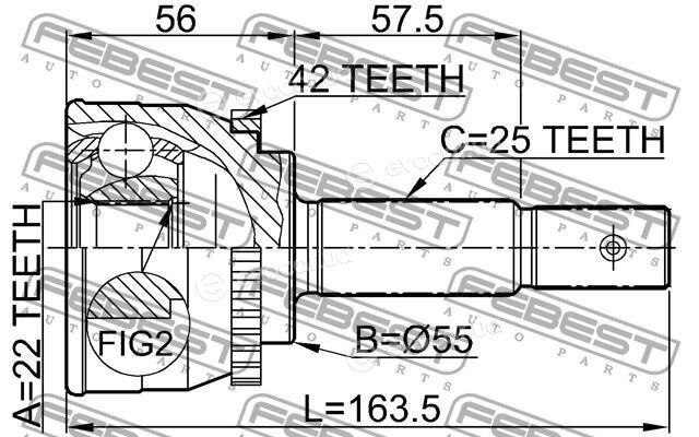 Febest 0210-013A42