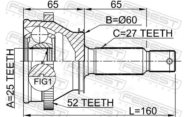 Febest 1210-SFRRA52