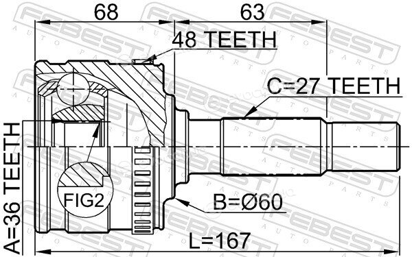 Febest 1610-802A48