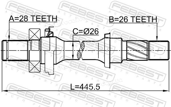 Febest 0512-DC5