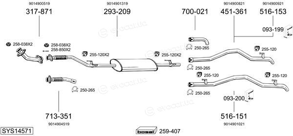 Bosal SYS14571