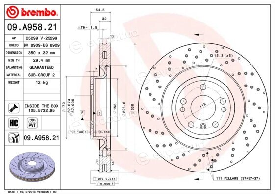 Brembo 09.A958.21