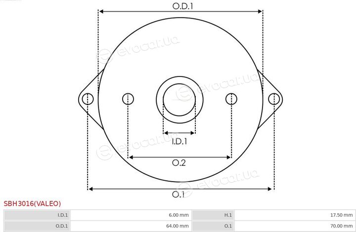 AS SBH3016(VALEO)