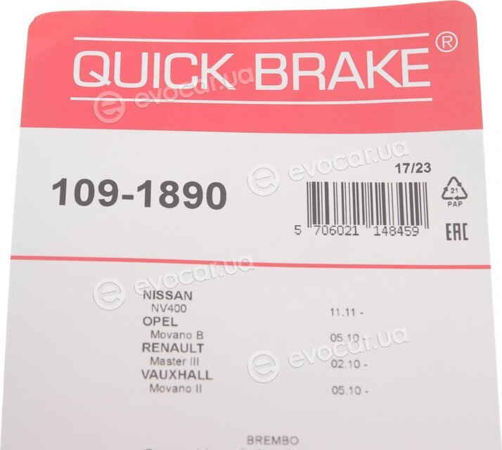 Kawe / Quick Brake 109-1890