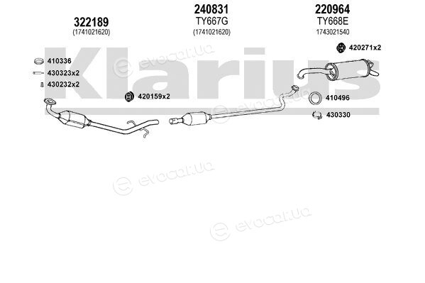 Klarius 900468E