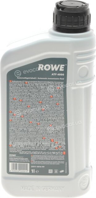 Rowe 25011-0010-99