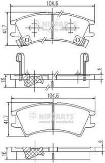 Nipparts J3600524