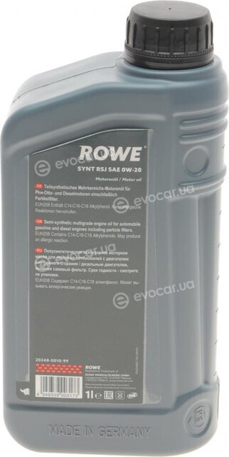 Rowe 20348-0010-99