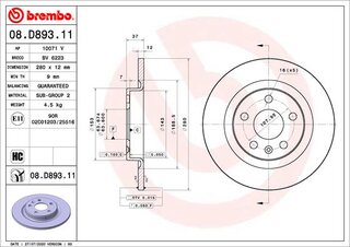 Brembo 08.D893.11