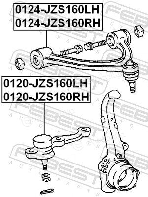 Febest 0120-JZS160RH