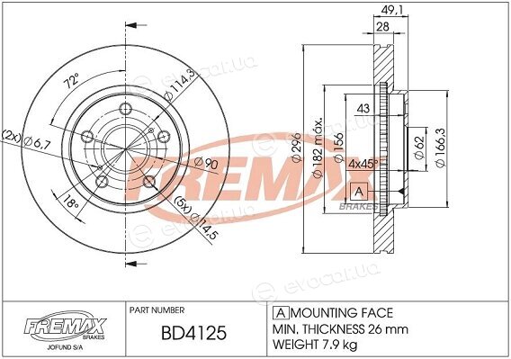 Fremax BD-4125