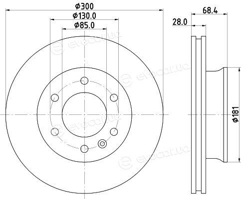 Hella Pagid 8DD 355 117-621