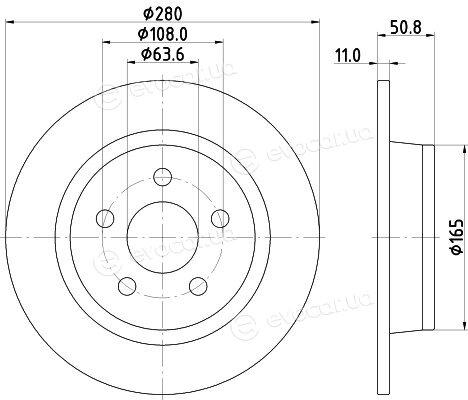 Hella Pagid 8DD 355 133-741