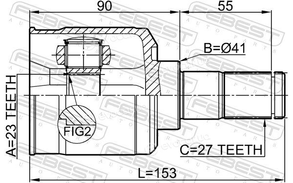 Febest 1211-TUC20AT