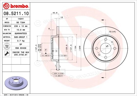 Brembo 08.5211.10