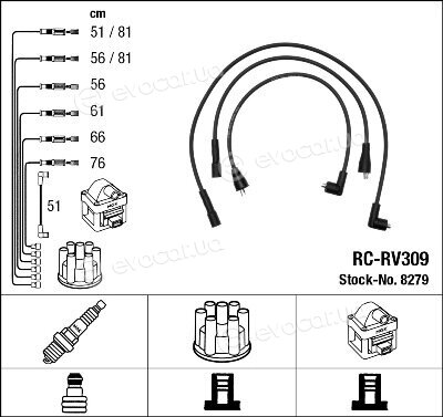 NGK / NTK RCRV309