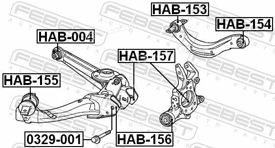 Febest HAB-155