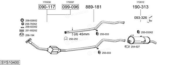 Bosal SYS10400