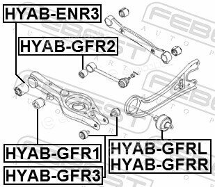 Febest HYAB-GFR1