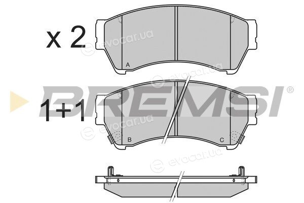 Bremsi BP3343