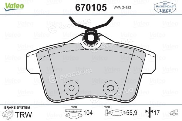 Valeo 670105