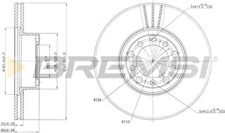Bremsi CD6476V