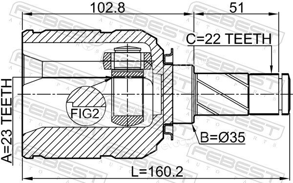 Febest 1811-Z18AT