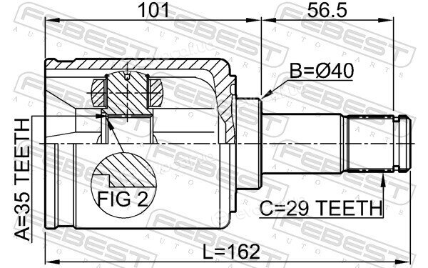 Febest 0311-YD2LH