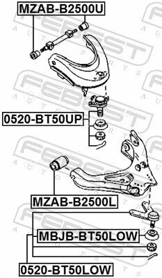 Febest MBJB-BT50LOW