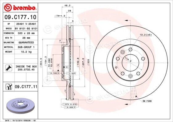 Brembo 09.C177.11