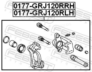 Febest 0177-GRJ120RRH