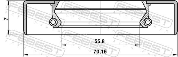 Febest 95GDS-57700707X