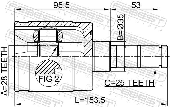 Febest 0311-GDLH