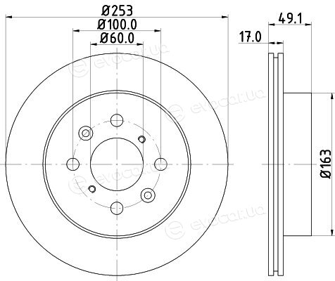 Hella Pagid 8DD 355 111-591