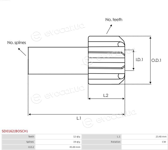 AS SD0162(BOSCH)