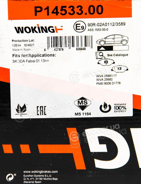 Woking P14533.00