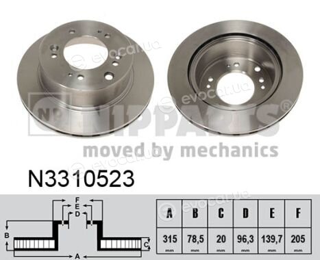 Nipparts N3310523